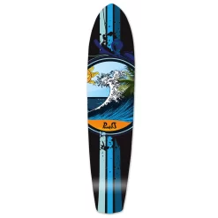 Slimkick Longboard Deck - Wave