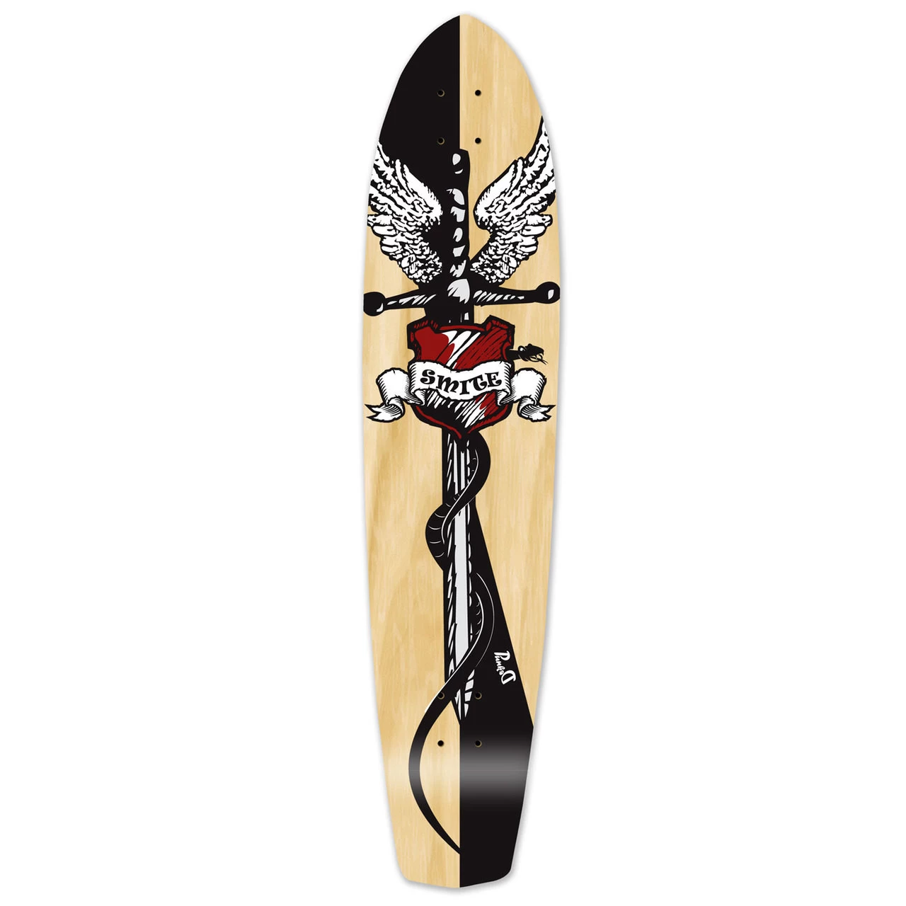 Slimkick Longboard Deck - Smite 1 Slimkick Longboard Deck - Smite