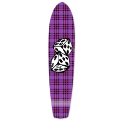 Slimkick Longboard Deck - Dice