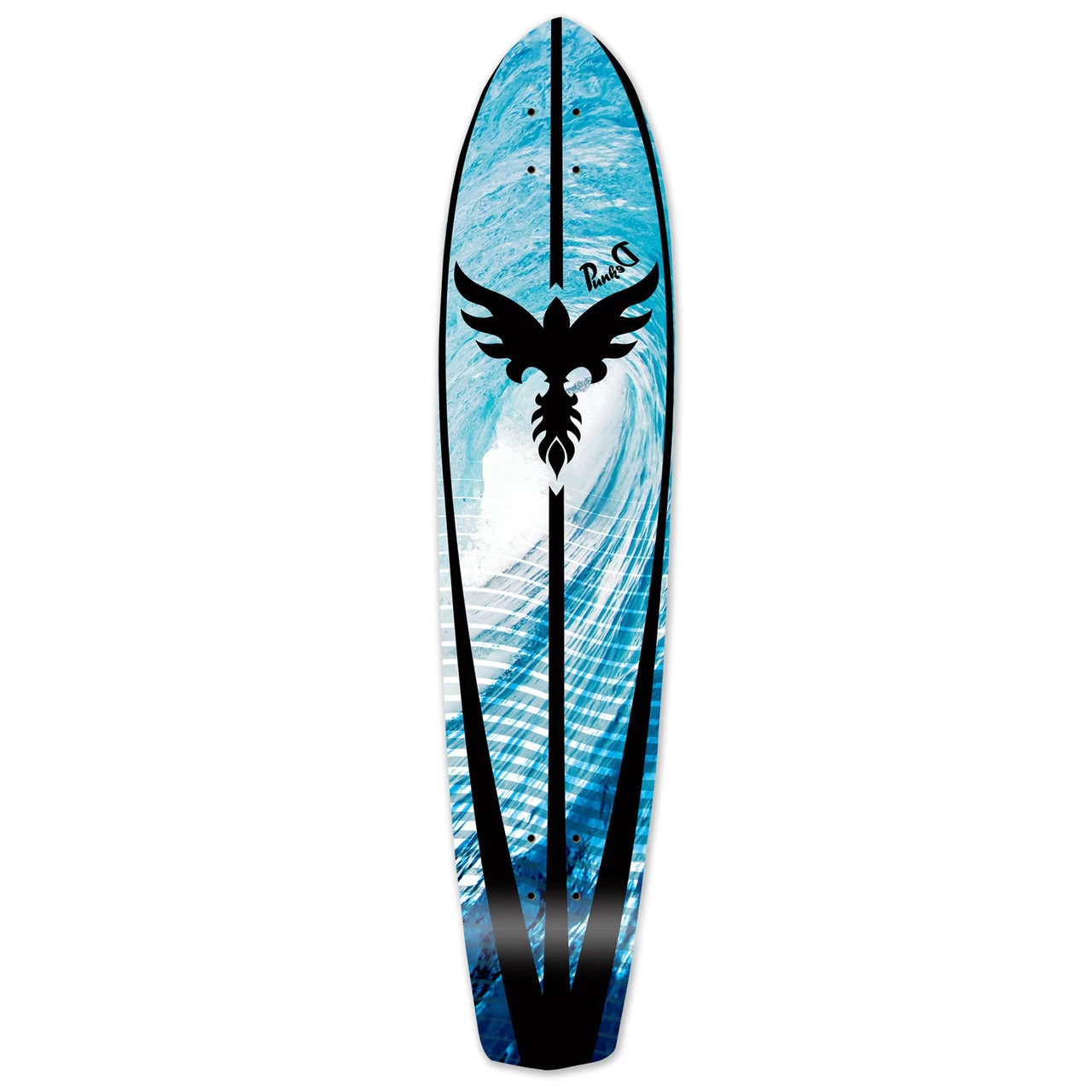 Slimkick Longboard Deck - Tsunami 1 Slimkick Longboard Deck - Tsunami
