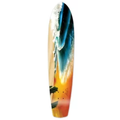 Slimkick Longboard Deck - Beach