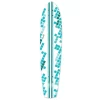 Slimkick Longboard Deck - White Digital Wave