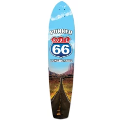 Slimkick Longboard Deck - Route 66 Series - The Run