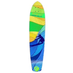 Slimkick Longboard Deck - Surf's Up