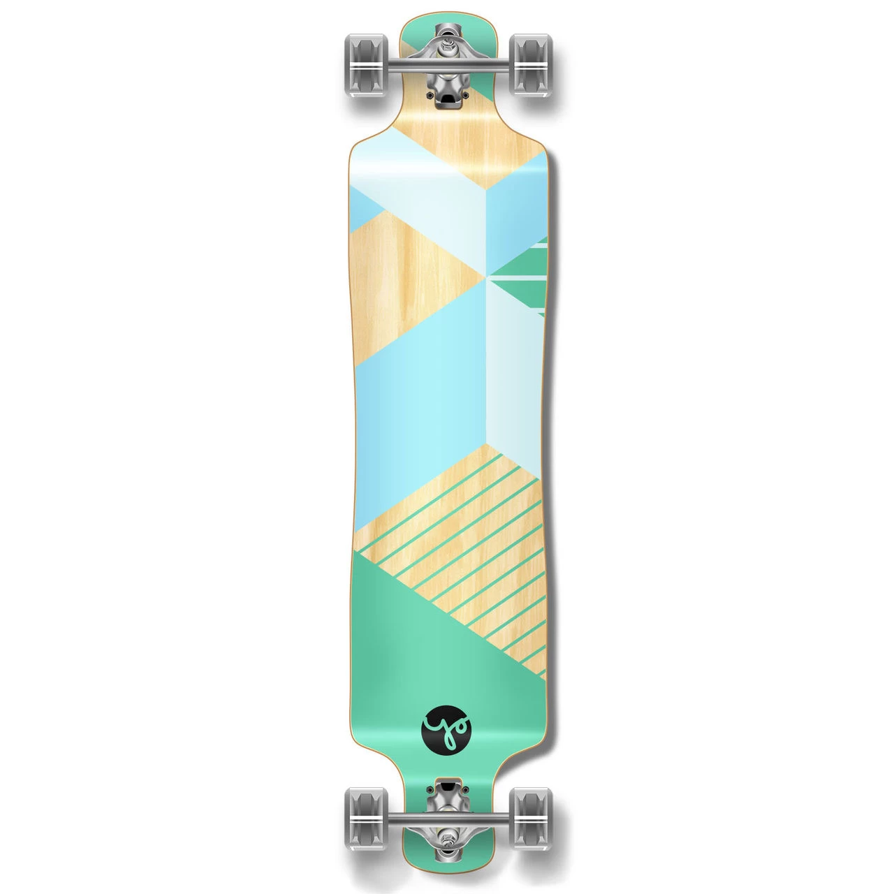 Lowrider Longboard Complete - Geometric Series - Green 1 Lowrider Longboard Complete - Geometric Series - Green