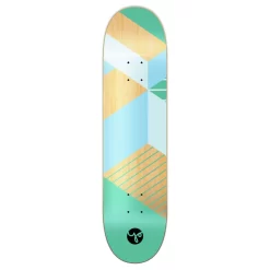 Yocaher Graphic Skateboard Deck - Geometric Series - Green