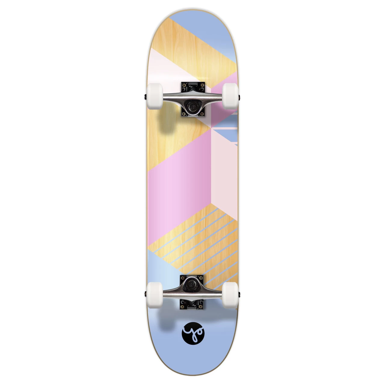 Yocaher Graphic Complete 7.75" Skateboard - Geometric Series - Purple 1 Yocaher Graphic Complete 7.75" Skateboard - Geometric Series - Purple
