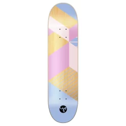 Yocaher Graphic Skateboard Deck - Geometric Series - Purple
