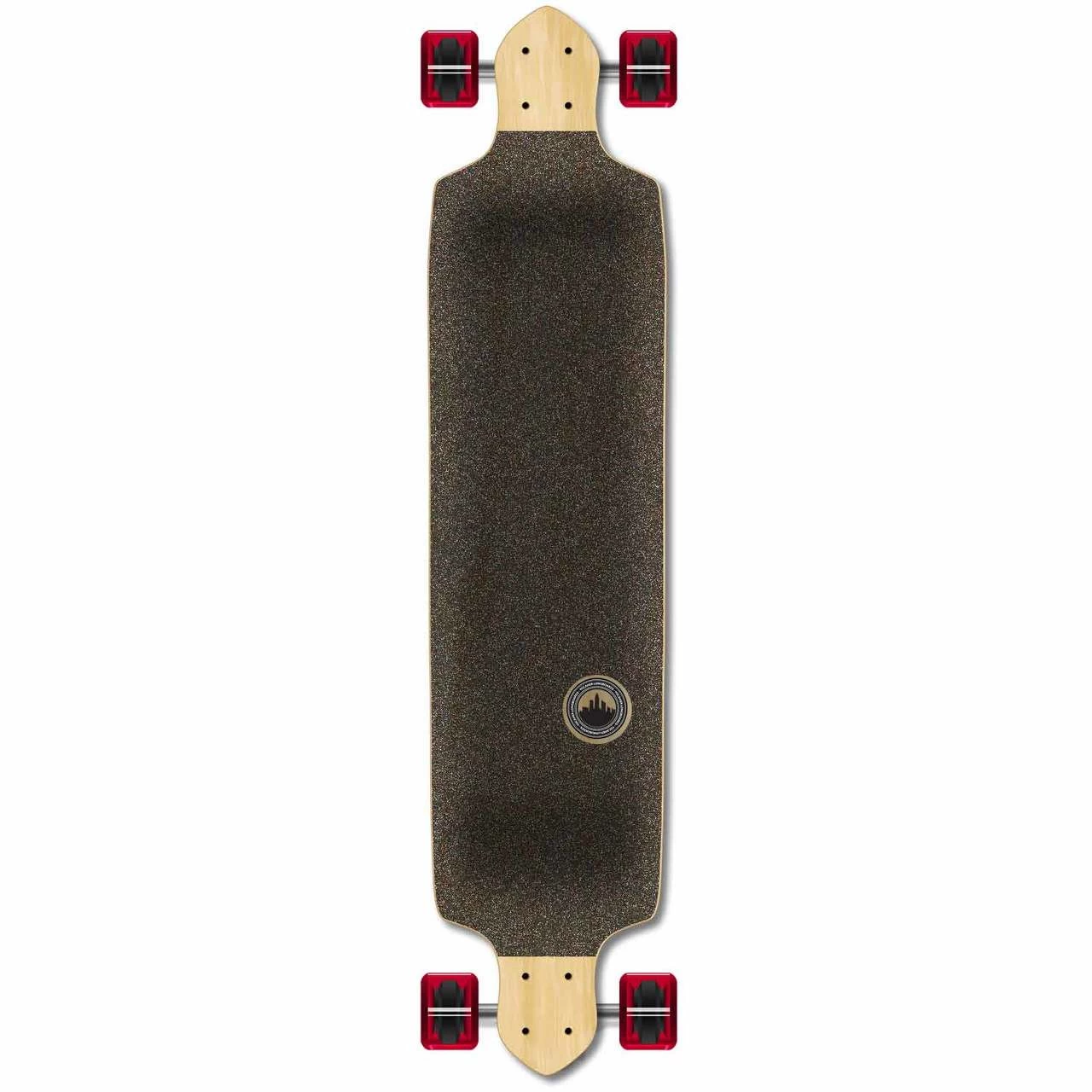 YOCAHER Drop Down Longboard Complete - Checker Red 2 YOCAHER Drop Down Longboard Complete - Checker Red - Image 2