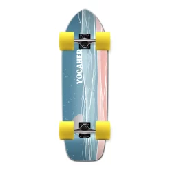 YOCAHER Old School Longboard Complete - Horizon Night