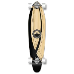 Kicktail Crest Onyx Longboard Complete