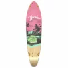 Kicktail Longboard Deck - VW Series - Pink N' Mint