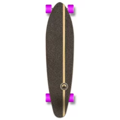 Kicktail Longboard Complete - Geometric Series - Purple