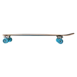 YOCAHER Kicktail Longboard Complete - Adventure Colored -Professional Roller Skate Shop KT SIDEVIEW BaBy BLUE 37516.1667615213
