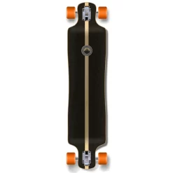YOCAHER Lowrider Longboard Complete - Earth Series - Wind -Professional Roller Skate Shop LR TOP ORANGE SOLID 75433.1567726746