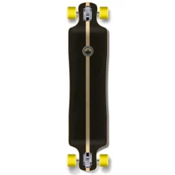 YOCAHER Lowrider Longboard Complete - Earth Series - Ripple -Professional Roller Skate Shop LR TOP YELLOW SOLID 42885.1567727401