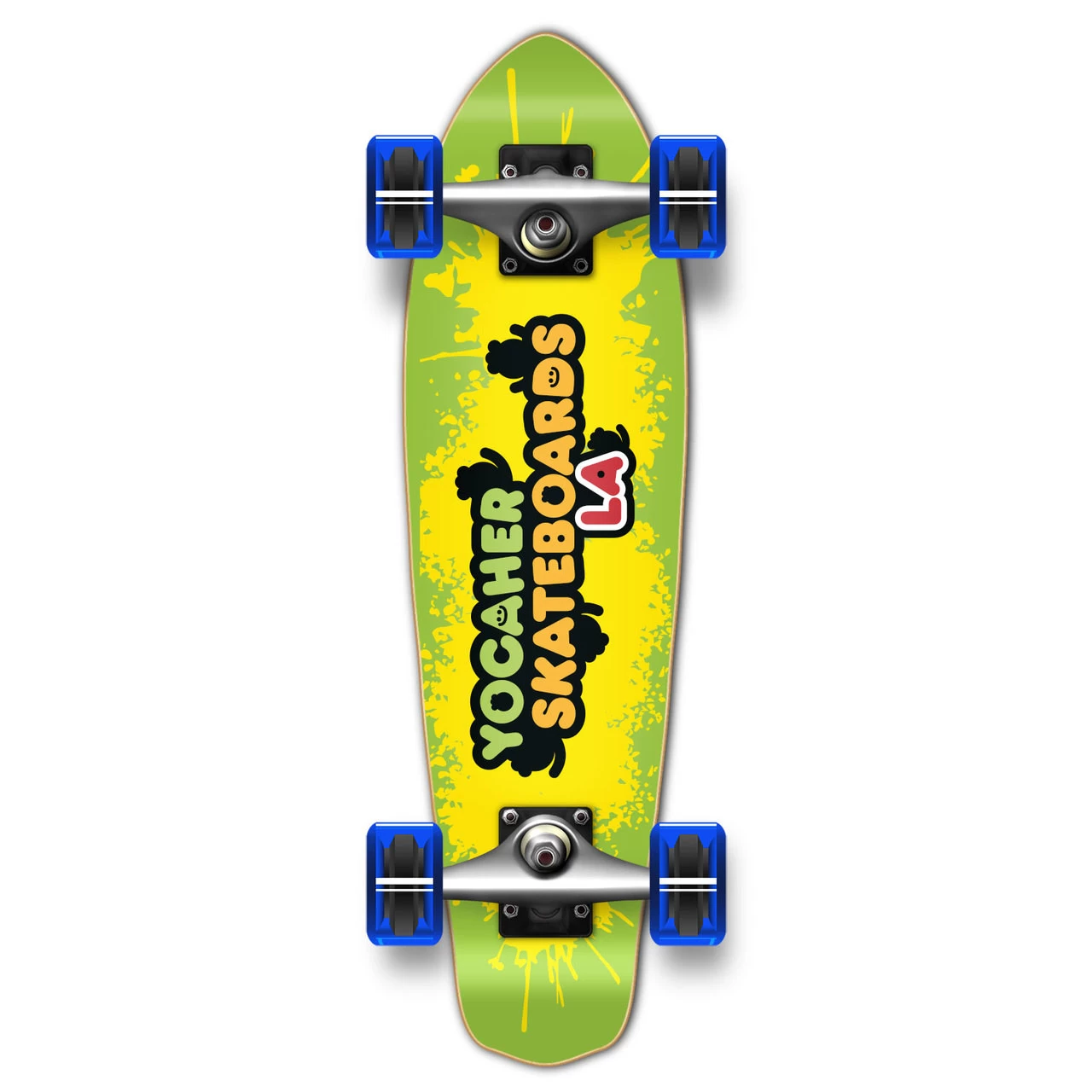 Yocaher Complete Micro Cruiser Skateboard Longboard - CANDY Series - Sour 1 Yocaher Complete Micro Cruiser Skateboard Longboard - CANDY Series - Sour