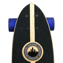 Micro Cruiser Blank Complete - Stained Blue -Professional Roller Skate Shop MIC GEL BLUE 78026.1688684098
