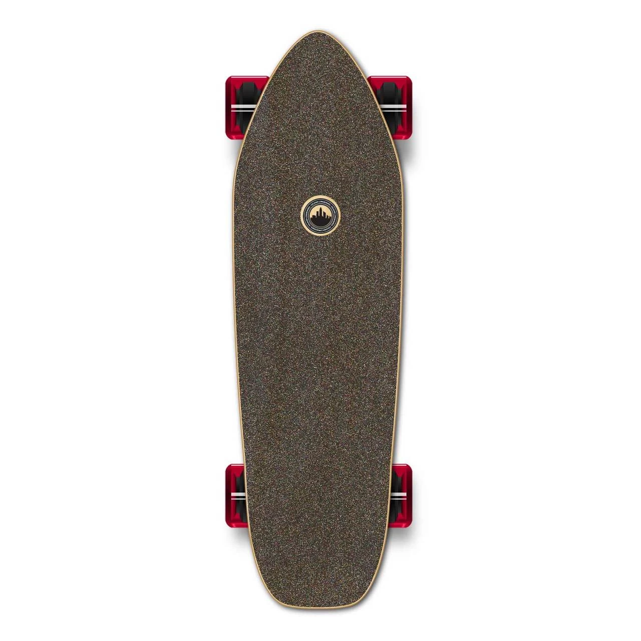 Yocaher Complete Mini Cruiser Skateboard Longboard - Bandana Red 2 Yocaher Complete Mini Cruiser Skateboard Longboard - Bandana Red - Image 2
