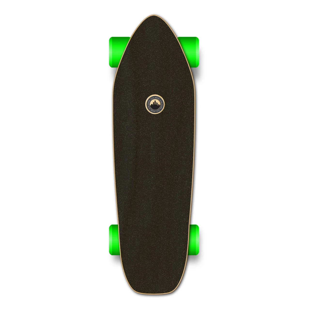 Yocaher Complete Mini Cruiser Skateboard Longboard - Shades White 2 Yocaher Complete Mini Cruiser Skateboard Longboard - Shades White - Image 2