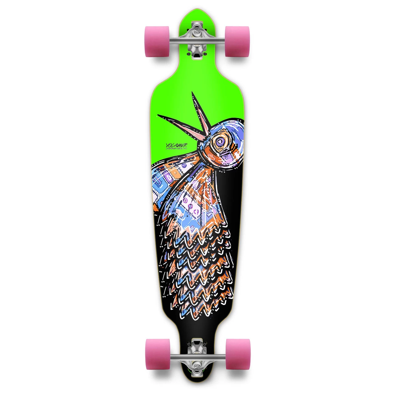 Drop Through Longboard Complete - The Bird Green 1 Drop Through Longboard Complete - The Bird Green
