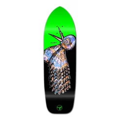 Old School Longboard Deck - The Bird Series Green