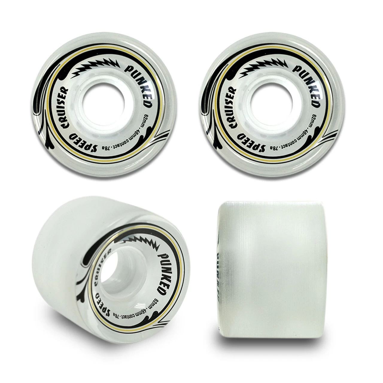Speed Cruiser 62mm Longboard Wheels - Gel Clear 1 Speed Cruiser 62mm Longboard Wheels - Gel Clear