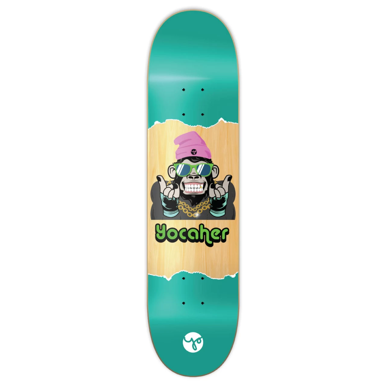 Yocaher Graphic Skateboard Deck - Chimp Series - See No Evil 1 Yocaher Graphic Skateboard Deck - Chimp Series - See No Evil