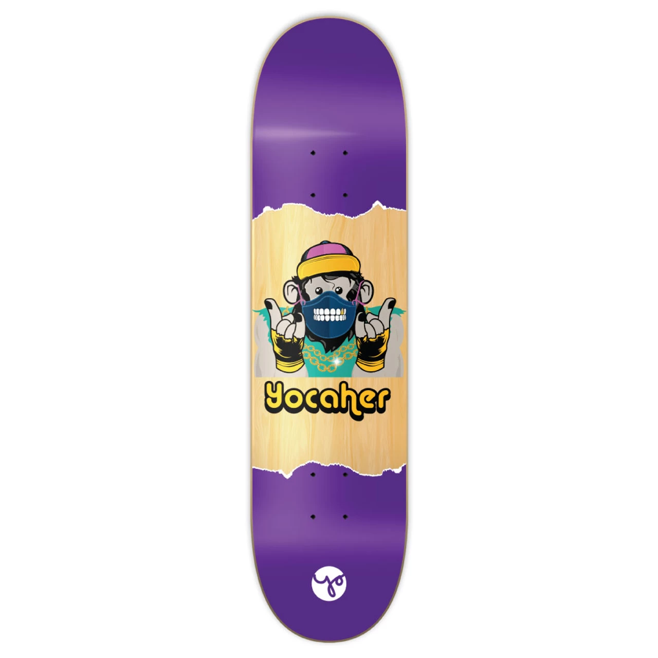 Yocaher Graphic Skateboard Deck - Chimp Series - Speak No Evil 1 Yocaher Graphic Skateboard Deck - Chimp Series - Speak No Evil