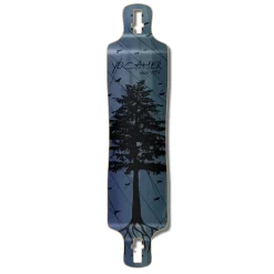 Lowrider Longboard Deck - In The Pines : Blue