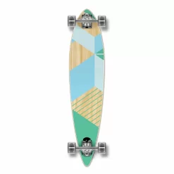 Pintail Longboard Complete - Geometric Series - Green