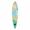 Pintail Longboard Deck - Geometric Series - Green
