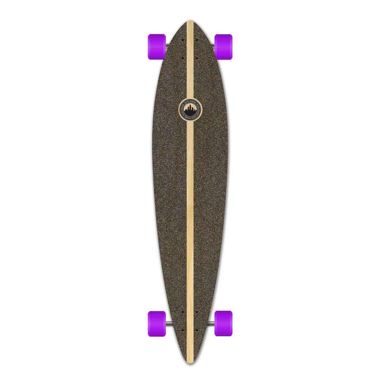 Pintail Longboard Complete - Geometric Series - Purple 2 Pintail Longboard Complete - Geometric Series - Purple - Image 2
