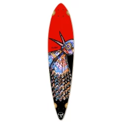 Pintail Longboard Deck - The Bird Red