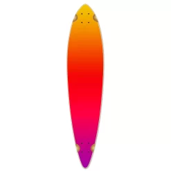 Pintail Longboard Deck - Gradient Pink