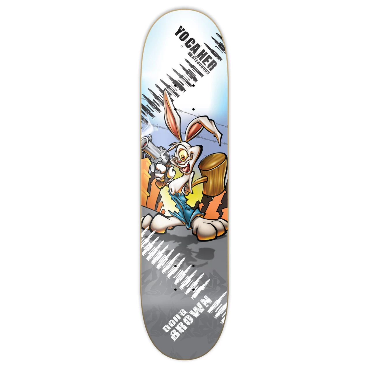 Yocaher Graphic Skateboard Deck - Radical Rabbit 1 Yocaher Graphic Skateboard Deck - Radical Rabbit