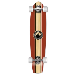 Slimkick Longboard Complete - Crest Burgundy