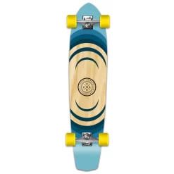 YOCAHER Slimkick Longboard Complete - Earth Series - Ripple