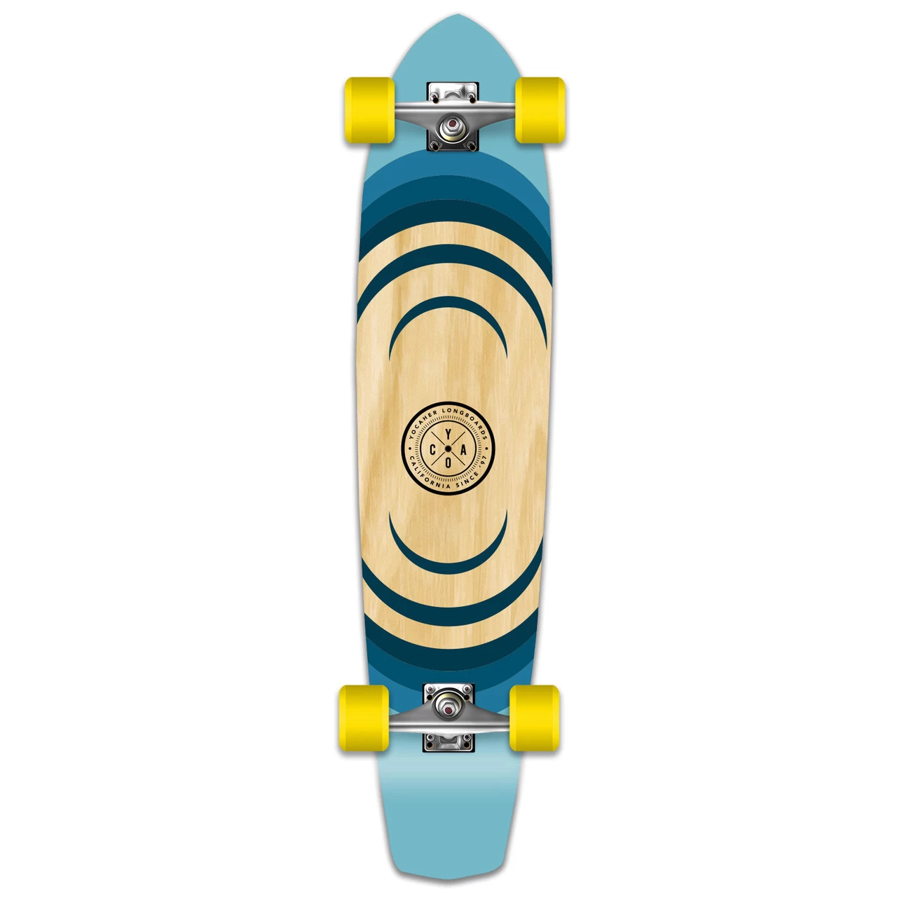 YOCAHER Slimkick Longboard Complete - Earth Series - Ripple 1 YOCAHER Slimkick Longboard Complete - Earth Series - Ripple