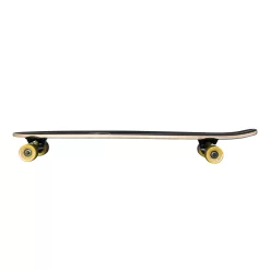 Slimkick Longboard Complete - Spirit Animal WOLF -Professional Roller Skate Shop SK SIDEVIEW YELLOW 37102.1567813873
