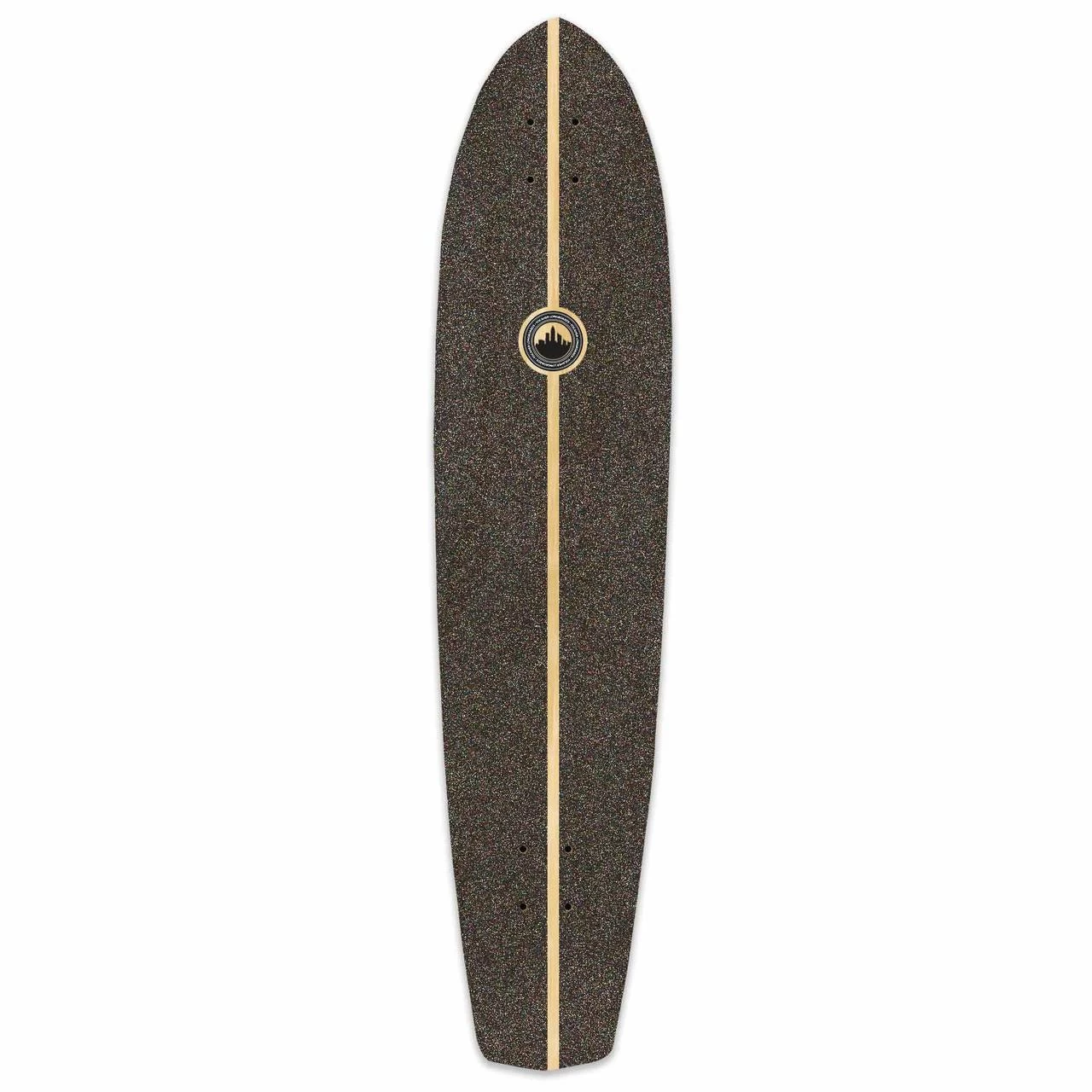 Slimkick Longboard Deck - Palm City Rasta 2 Slimkick Longboard Deck - Palm City Rasta - Image 2