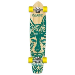 Slimkick Longboard Complete - Spirit Animal WOLF