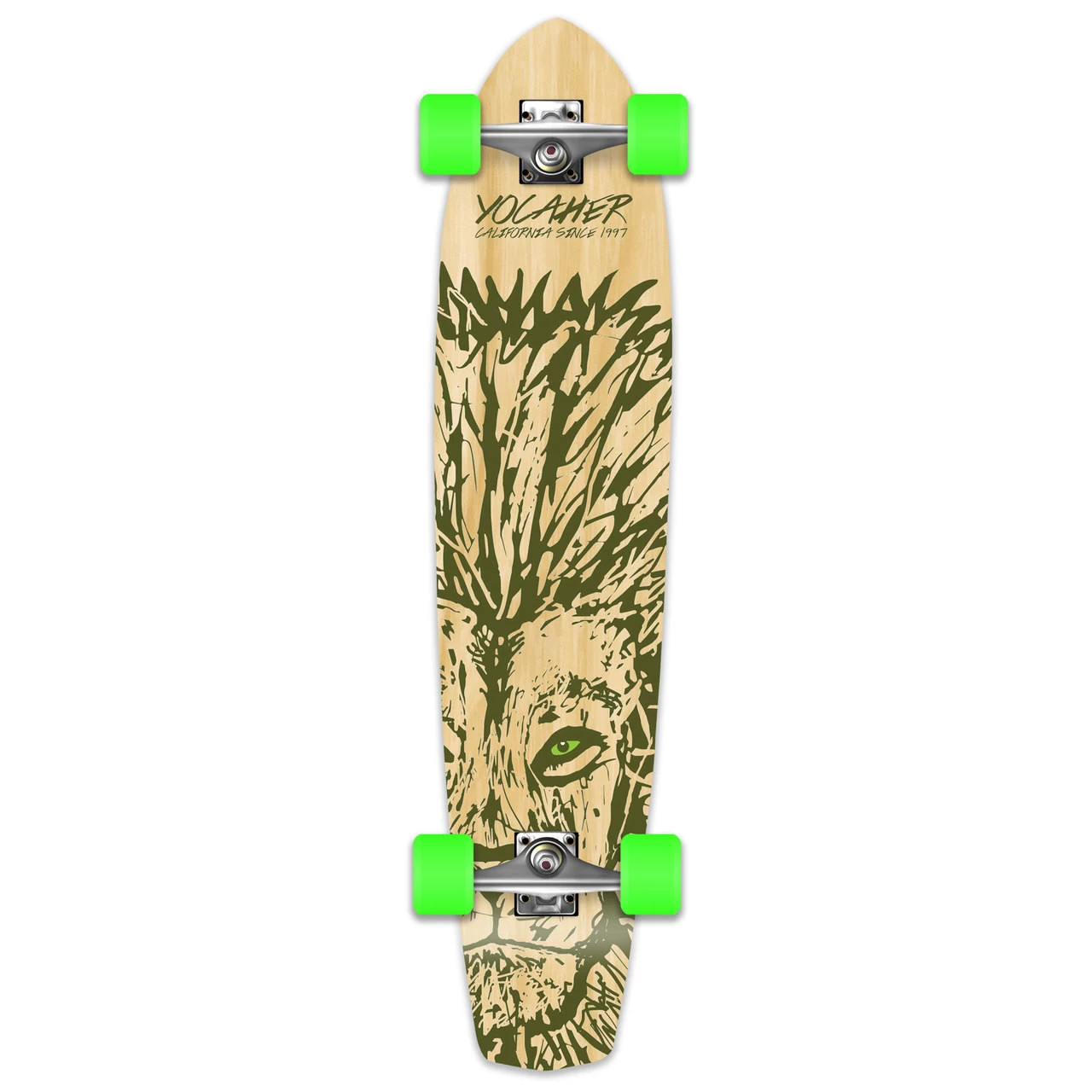 Slimkick Longboard Complete - Spirit Animal LION 1 Slimkick Longboard Complete - Spirit Animal LION
