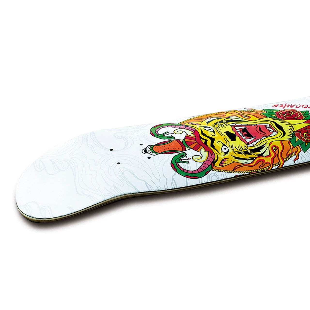 Yocaher Graphic Skateboard Deck - Flaming Tiger 3 Yocaher Graphic Skateboard Deck - Flaming Tiger - Image 3