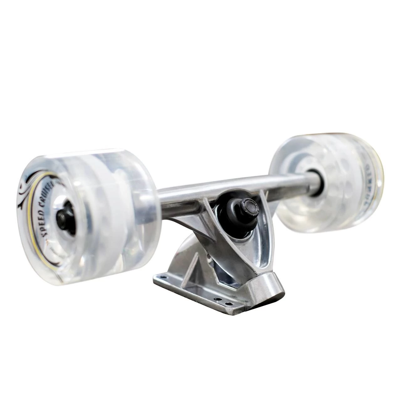 YOCAHER Drop Down Longboard Complete - Checker White 3 YOCAHER Drop Down Longboard Complete - Checker White - Image 3