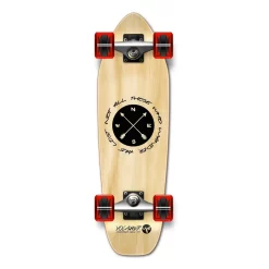 Yocaher Complete Mini Cruiser Skateboard Longboard - Wander Natural