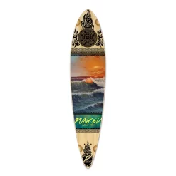 Pintail Longboard Deck - Wave Scene