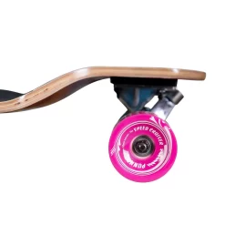 YOCAHER Drop Down Dice Longboard Complete -Professional Roller Skate Shop Wheel DD PINK 04832.1521660568