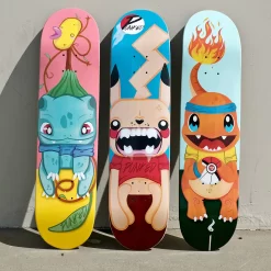Yocaher Graphic Skateboard Deck - PIKA Series - Pika 8 Yocaher Graphic Skateboard Deck - PIKA Series - Pika -Professional Roller Skate Shop all 3 pika decks 04682.1648596505