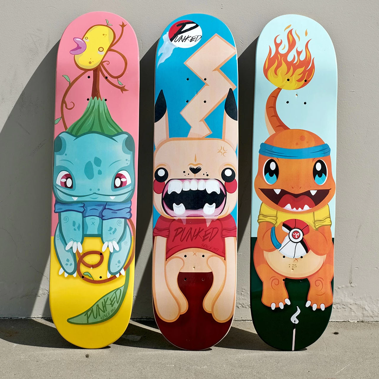 Yocaher Graphic Skateboard Deck - PIKA Series - Pika 3 Yocaher Graphic Skateboard Deck - PIKA Series - Pika - Image 3